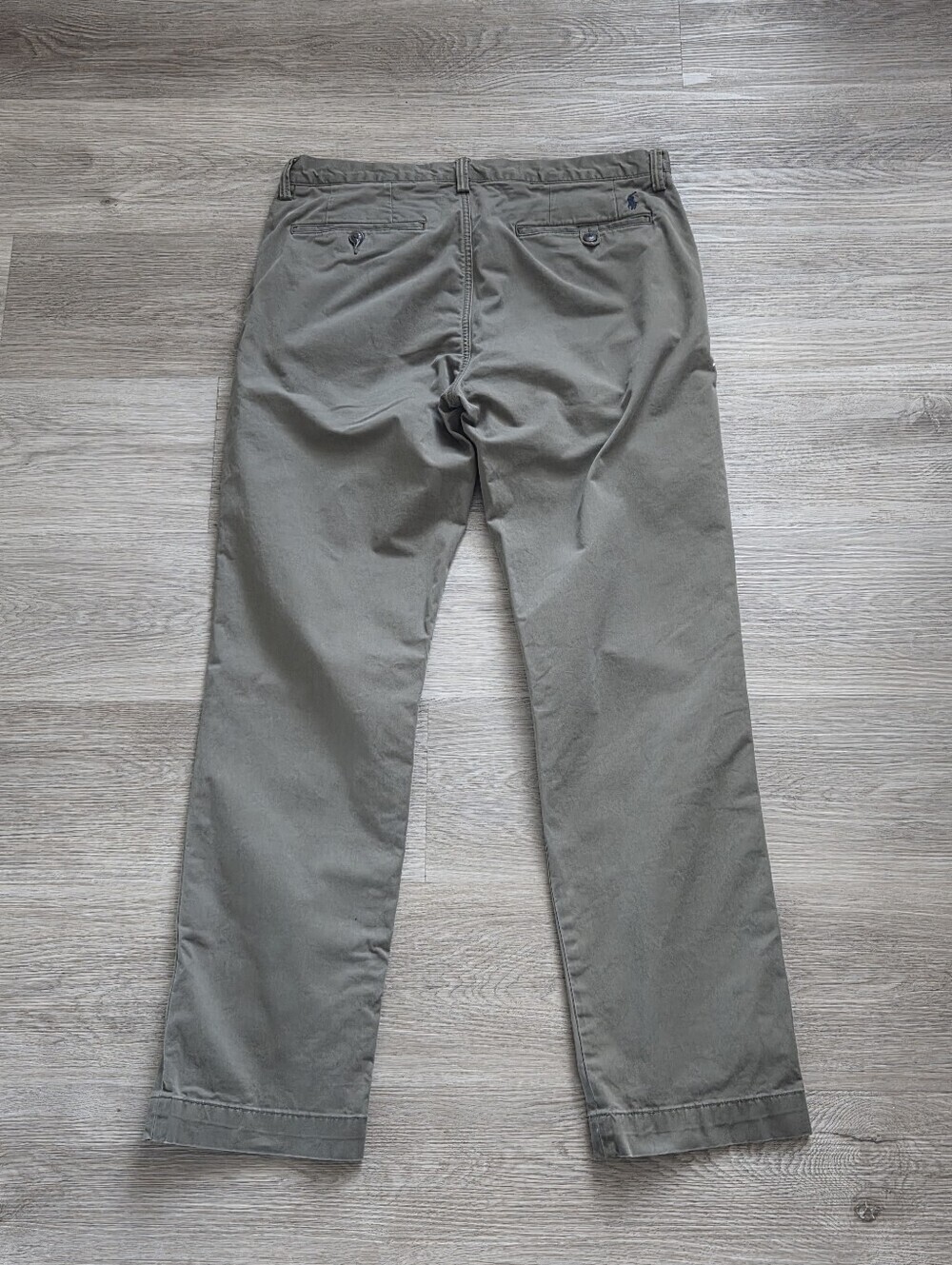 Polo Ralph Lauren, The Polo Chino, Stretch Straight Fit Olive Green Pants Men's - Picture 3 of 11